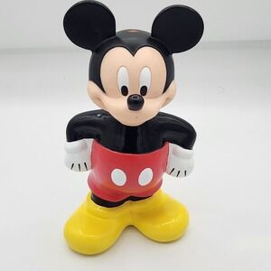 Vintage Mickey‎ Mouse Drink Sipper Cup Without Straw Collectible 2 piece